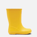 Hunter Kids' First Classic Wellington Boots - Yellow - UK 10 Kids Hunter Kids' First Classic Wellington Boots - Yellow - UK 10 Kids