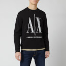 Armani Exchange Men's Big Logo Sweatshirt - Black - M