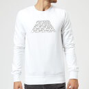 Star Wars The Rise Of Skywalker Trooper Filled Logo Sweatshirt - White