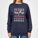 Rick and Morty Ooh Wee Women's Christmas Jumper - Navy