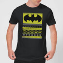 DC Comics Batman Men's Christmas T-Shirt in Black