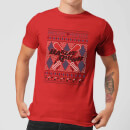 Harley Quinn Men's Christmas T-Shirt - Red