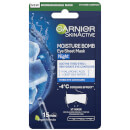 Garnier Moisture Bomb Deep Sea Water & Hyaluronic Acid Night-Time Eye Tissue Mask 6g