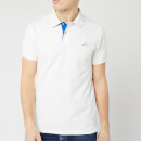 GANT Men's Contrast Collar Pique Rugger Polo Shirt - Eggshell - L