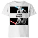 The Rise of Skywalker Rey Vs Kylo Kids' T-Shirt - White