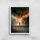 The Hobbit: Battle Of The Five Armies Giclee Art Print - A2 - White Frame