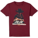 Westworld The Door Men's T-Shirt - Burgundy Westworld The Door Men's T-Shirt - Burgundy