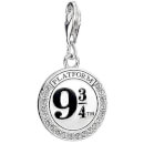 Harry Potter Sterling Silver Platform 9 3/4 Necklace Embellished with Swarovski Crystals