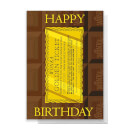 Willy Wonka Golden Ticket Birthday Greetings Card