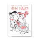 Flintstones New Baby Girl Greetings Card