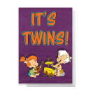 Flintstones It's Twins Greetings Card