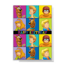 Scooby Doo Gang Happy Birthday Greetings Card
