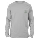 Rick and Morty Rick Embroidered Unisex Long Sleeved T-Shirt - Grey