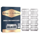 King C. Gillette Double Edge Razor Blades (10 Pack)