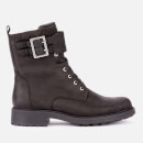 Clarks Women's Orinoco 2 Leather Lace Up Boots - Black - UK 3