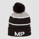 MP New Era strikket Bobble Hat - sort/hvid
