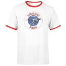 Jurassic Park Jurassic Target Unisex Ringer T-Shirt - White/Red