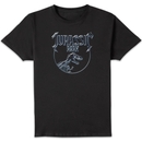 Jurassic Park Logo Metal Men's T-Shirt - Black Jurassic Park Logo Metal Men's T-Shirt - Black