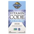 Garden of Life Vitamin Code 50 and Wiser Men 240 Capsules