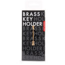 Kikkerland Short Cone Brass Key Holder