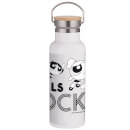 Powerpuff Girls Rock Portable Insulated Water Bottle - White