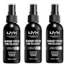NYX Professional Makeup Radiant Finish Setting Spray X 3