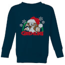 Gremlins Another Reason To Hate Christmas Kids' Christmas Jumper - Navy