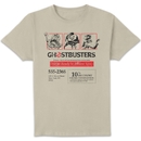 Ghostbusters Flyer Unisex T-Shirt - White Vintage Wash Ghostbusters Flyer Unisex T-Shirt - White Vintage Wash