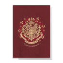 Harry Potter Crest Happy Christmas Greetings Card Harry Potter Crest Happy Christmas Greetings Card