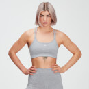 MP Women's Training Sports Bra - Grey Marl - L