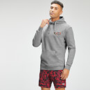 MP Men's Adapt Embroidered Hoodie - Storm Grey Marl - XXS
