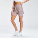 MP Women's Velocity Running Double Layer Shorts - Fawn - M