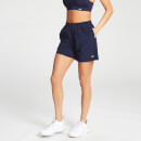 Pantaloncini sportivi in tessuto MP Essentials da donna - Blu navy - S