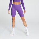 MP Essentials Training ženske kratke biciklističke kratke hlače za cijelu dužinu - tamno lila - XXS