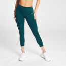 MP Women's 3/4 Power Leggings - Deep Teal - XXS