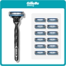 Gillette Mach3 Value Pack: Handle + 12 Razor Blades