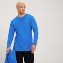 Мъжка тениска с дълъг ръкав MP Fade Graphic — наситено-синьо - XS