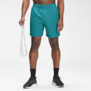 MP Men's Repeat Mark Graphic Training Shorts｜Teal｜MP - XXS