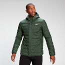 MP Men's Lightweight Hooded Packable Puffer Jacket - Dark Green - XXS