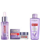 L'Oréal Paris Revitalift Filler Hyaluronic Serum, Day Cream and Micellar Water Bundle