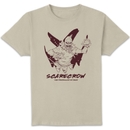 Batman Villains Scarecrow Unisex T-Shirt - White Vintage Wash Batman Villains Scarecrow Unisex T-Shirt - White Vintage Wash