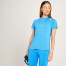 Dámske športové tričko MP Linear Mark – žiarivo modré - XS