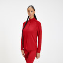 MP Дамска спортна блуза със знак Infinity и 1/4 цип - ярко червено - XS