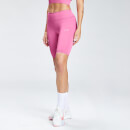 Pantalón corto de ciclismo de entrenamiento con estampado de marca repetido para mujer de MP - Rosa - S
