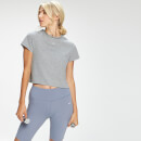 MP Women's Essentials Crop T-Shirt - Grey Marl - XS