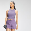MP moteriški trumpi briaunoti marškinėliai – Smokey Purple - XS