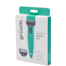 grüum Precision Razor Set - Aqua Green