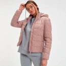 MP Women's Outerwear Lightweight Hooded Packable Puffer Jacket - Dust Pink - XS