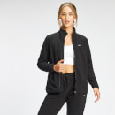 MP Naisten Essential Fleece vetoketjullinen takki - musta - XXS