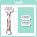 Venus Deluxe Smooth Sensitive Rose Gold Handle +3 Blades